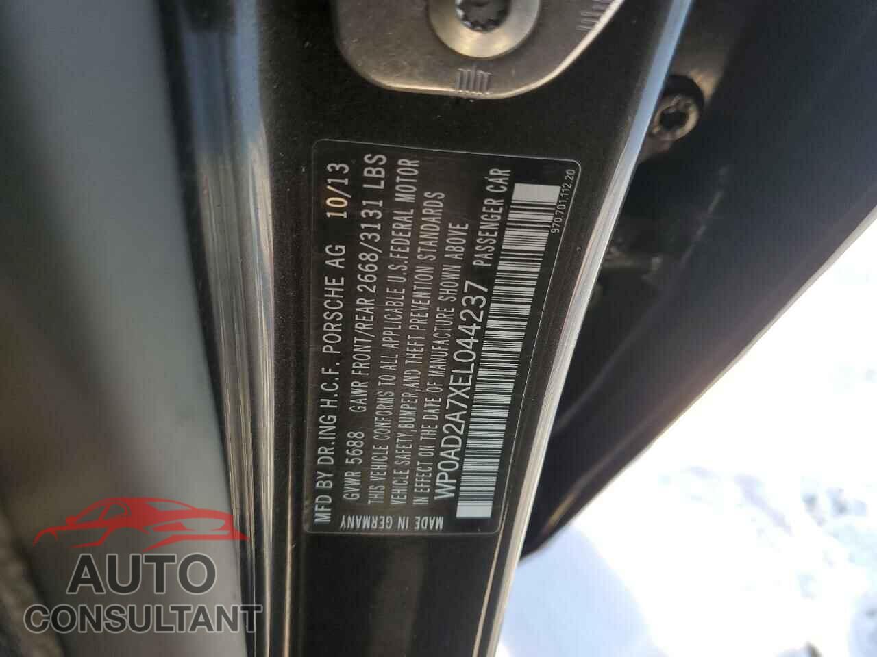 PORSCHE PANAMERA 2014 - WP0AD2A7XEL044237