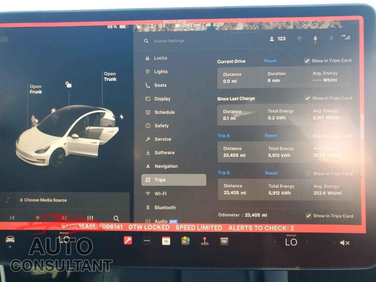 TESLA MODEL 3 2021 - 5YJ3E1EA5MF096141