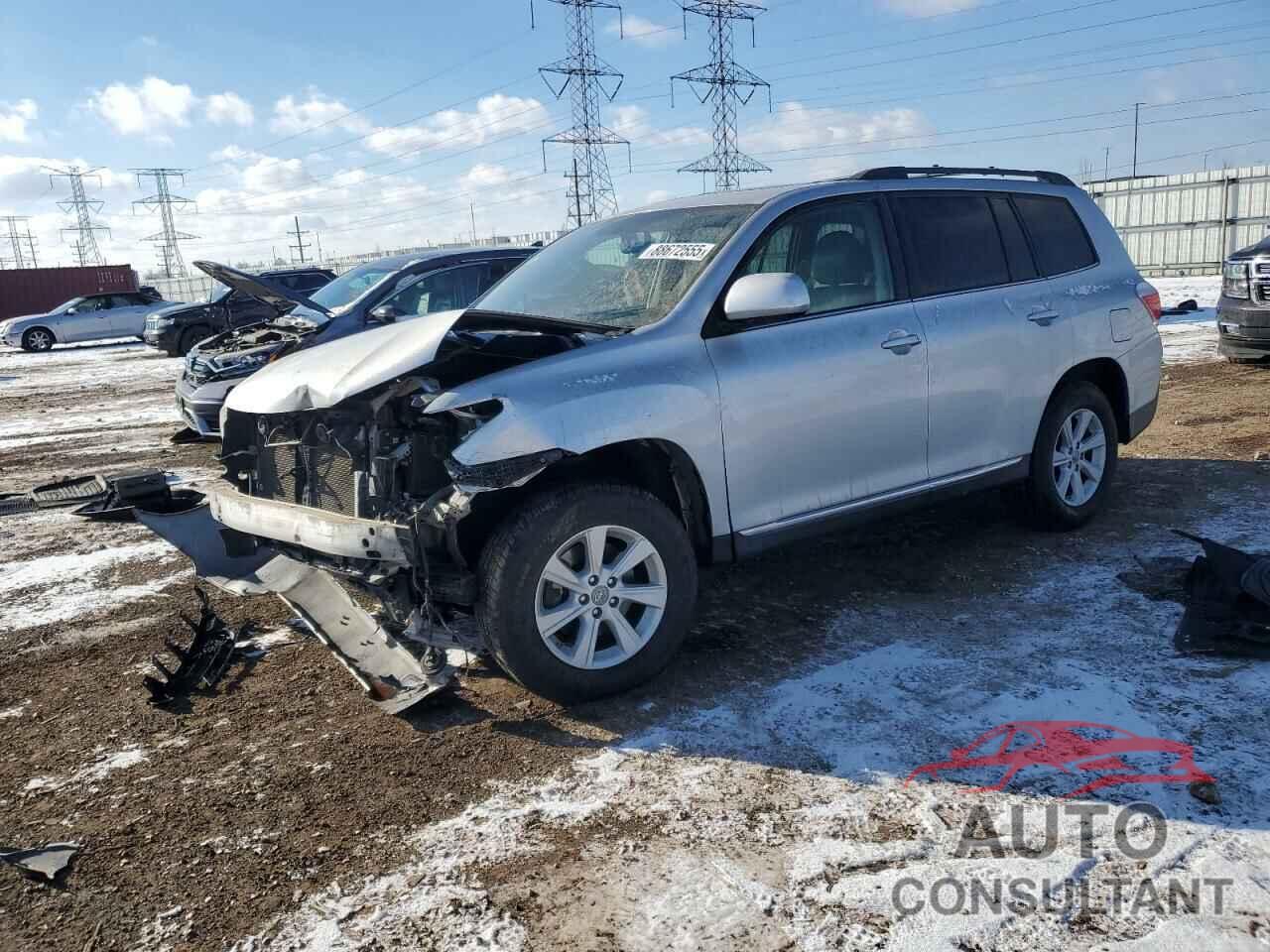 TOYOTA HIGHLANDER 2012 - 5TDBK3EH7CS142155
