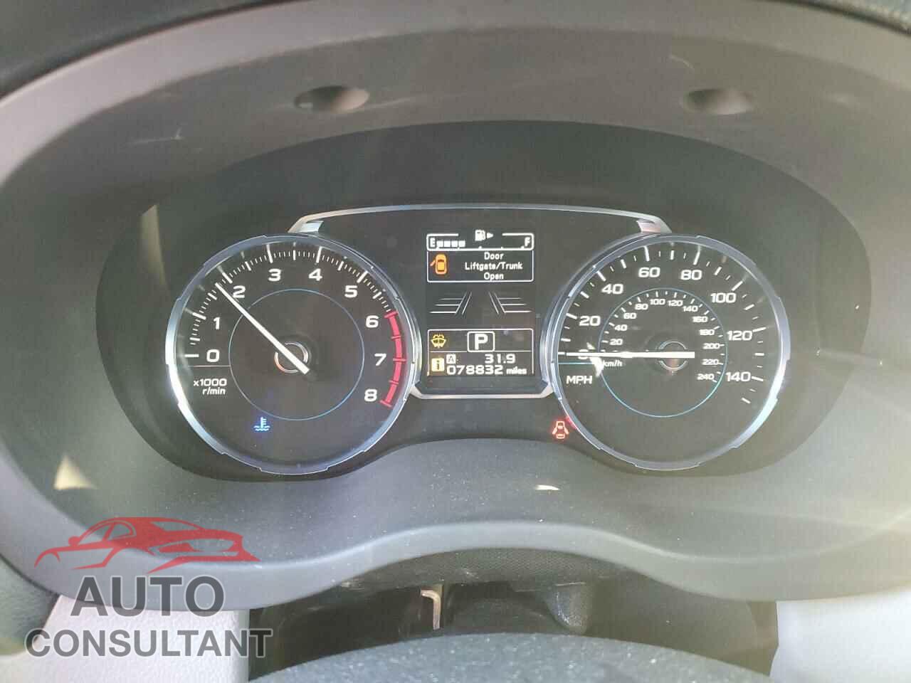 SUBARU FORESTER 2017 - JF2SJAGC1HH496517