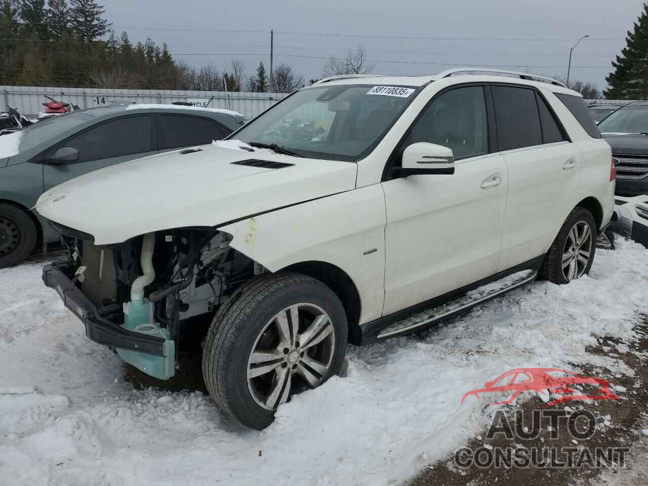 MERCEDES-BENZ M-CLASS 2012 - 4JGDA5HB4CA069298
