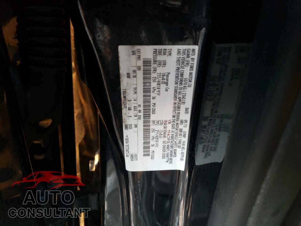FORD FOCUS 2014 - 1FADP3L99EL166778