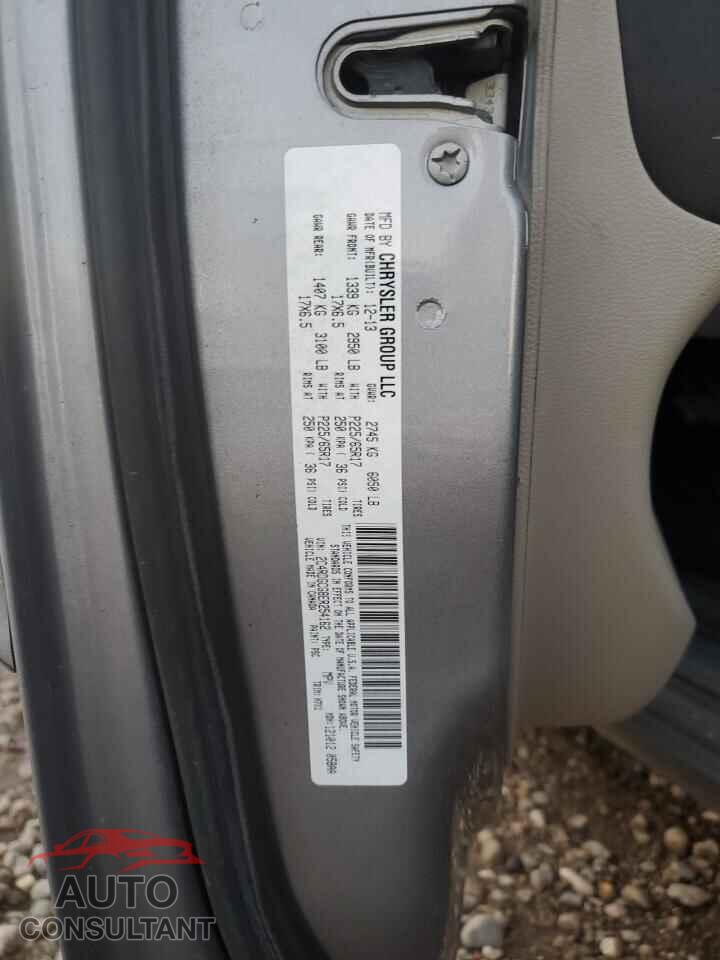 DODGE CARAVAN 2014 - 2C4RDGCG8ER254162