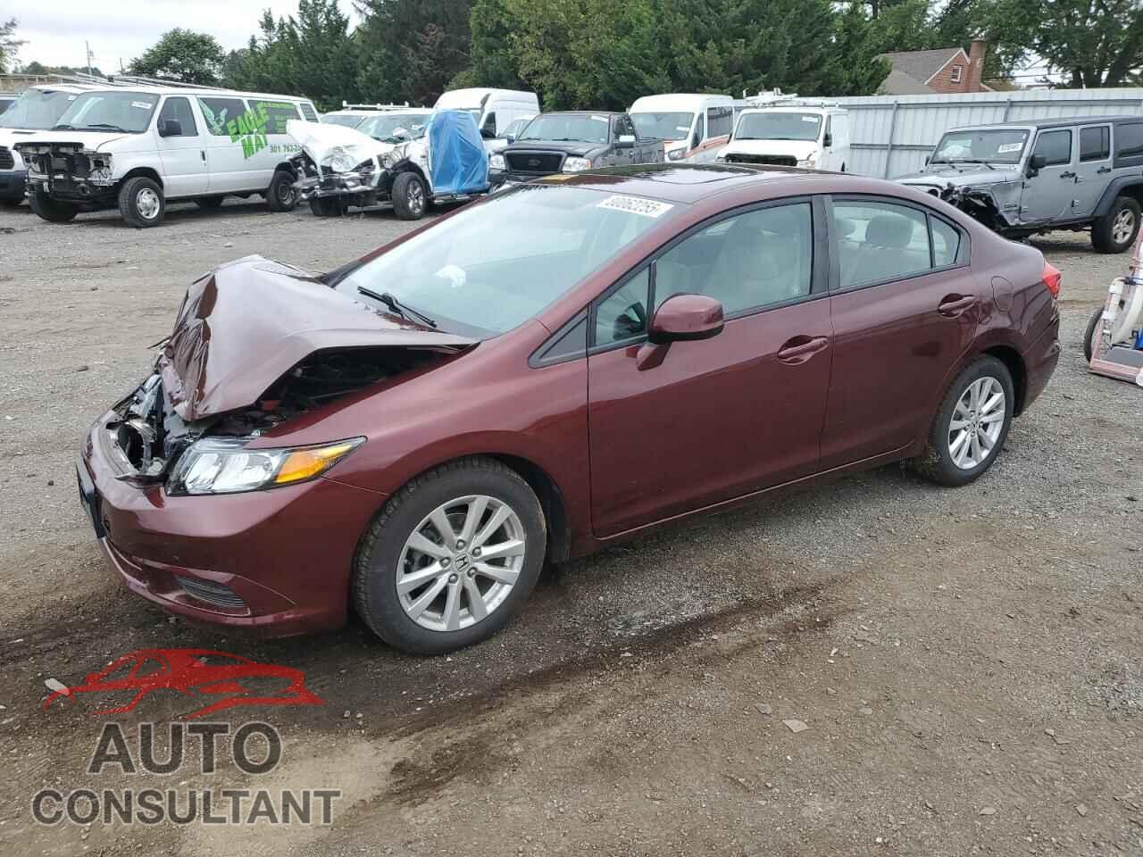 HONDA CIVIC 2012 - 19XFB2F82CE362128