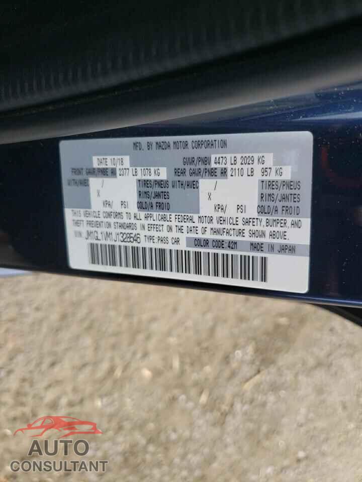 MAZDA 6 2018 - JM1GL1VM1J1328546