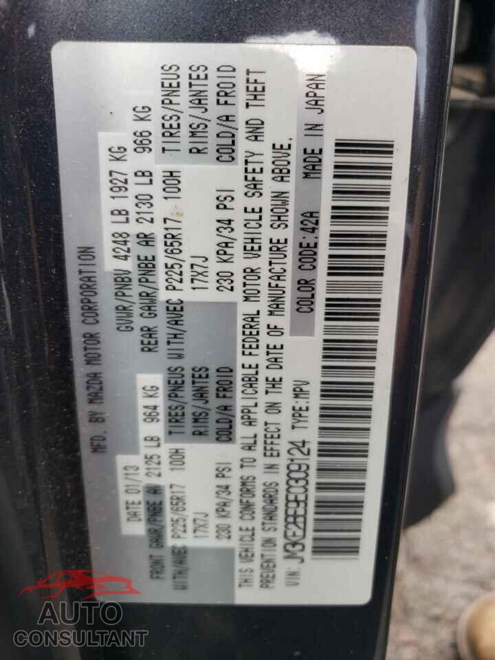 MAZDA CX-5 2014 - JM3KE2BE9E0309124