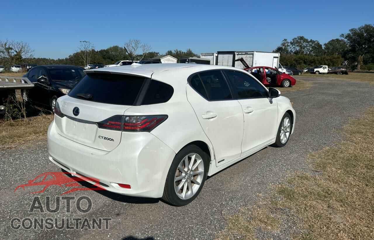 LEXUS CT 200 2012 - JTHKD5BH4C2080049