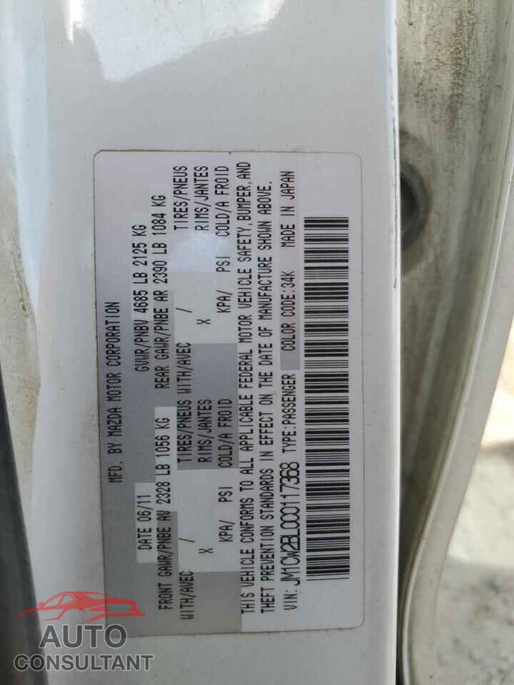 MAZDA 5 2012 - JM1CW2BL0C0117368