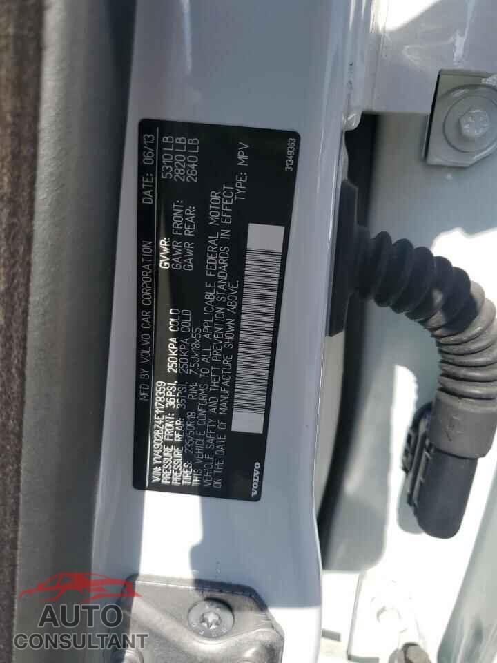 VOLVO XC70 2014 - YV4902BZ4E1178359