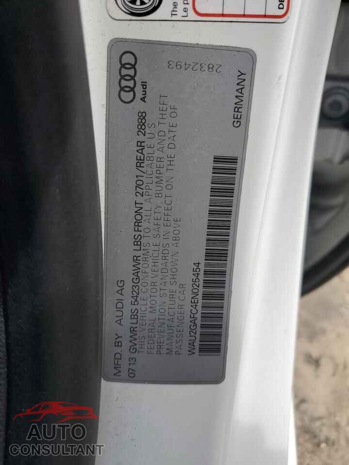AUDI A7 2014 - WAU2GAFC4EN025454