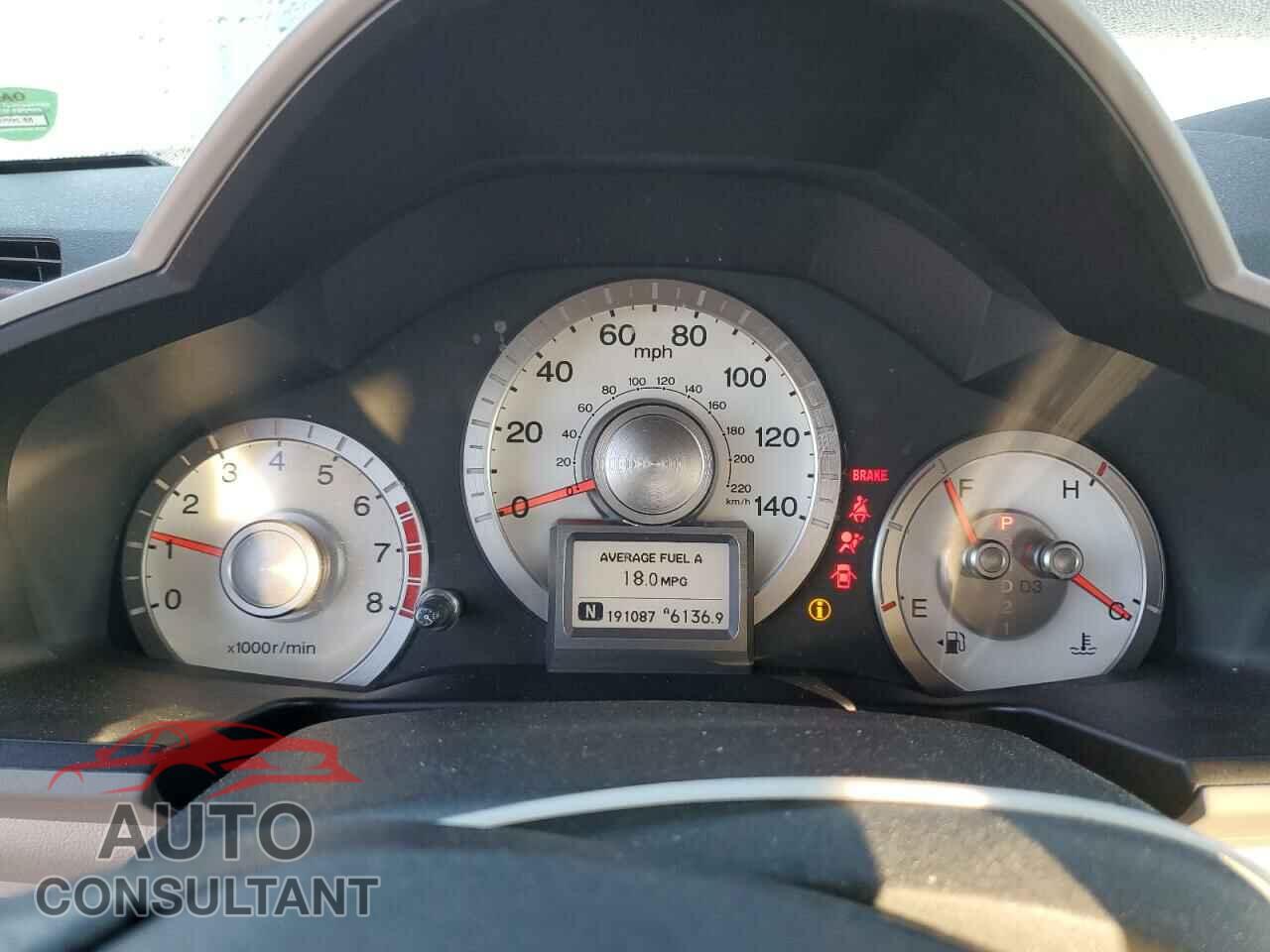 HONDA PILOT 2011 - 5FNYF3H72BB034708