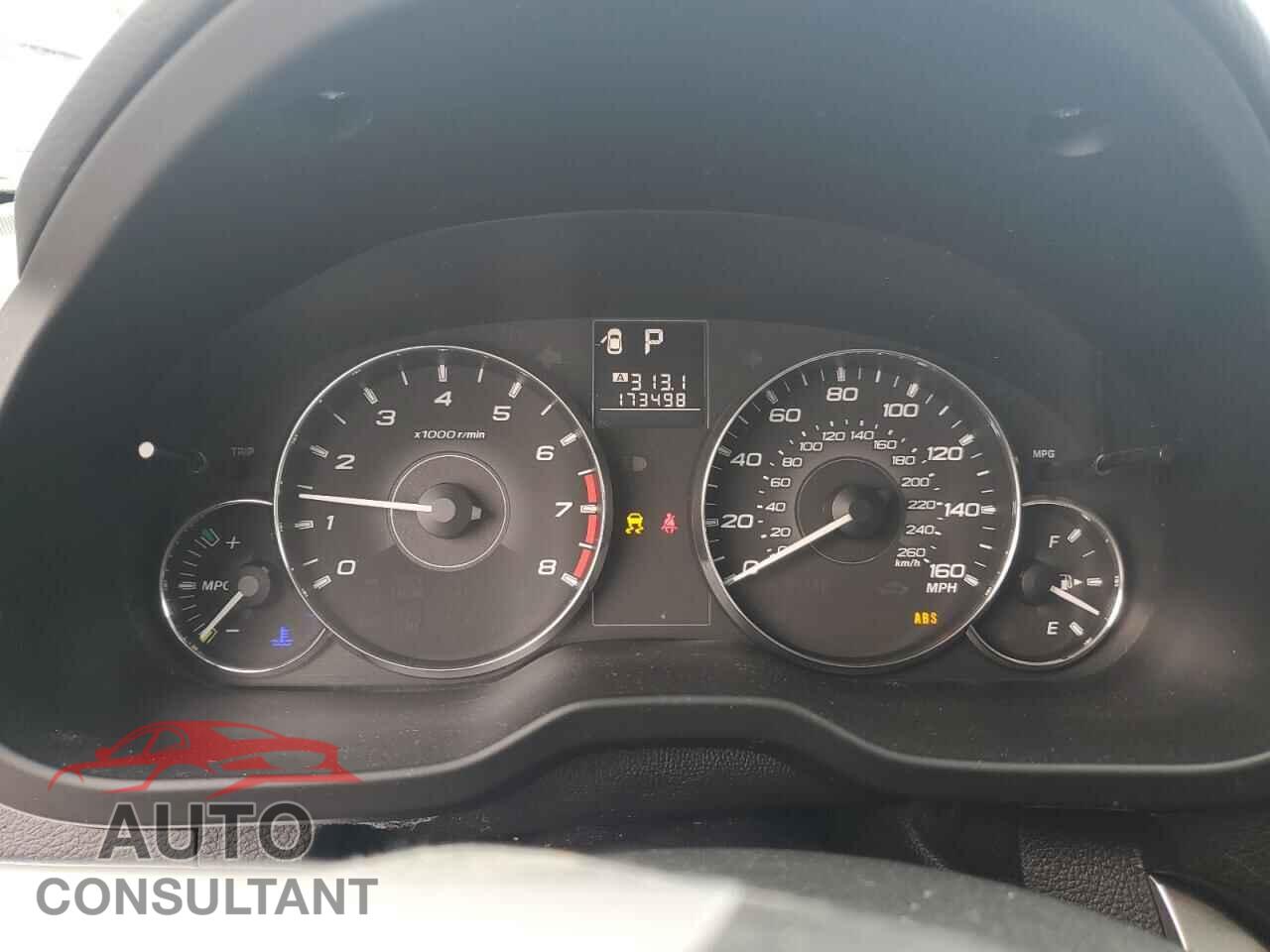 SUBARU OUTBACK 2012 - 4S4BREAC3C2262877