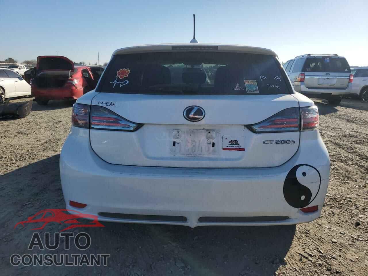 LEXUS CT 200 2013 - JTHKD5BH1D2170843