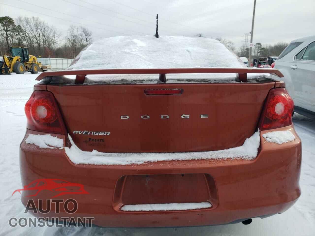 DODGE AVENGER 2012 - 1C3CDZAB4CN238449
