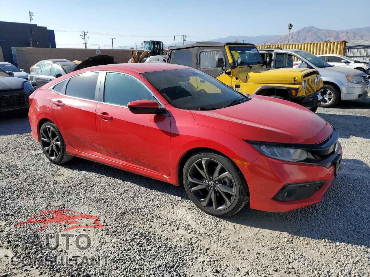 HONDA CIVIC 2019 - 2HGFC2F81KH597637