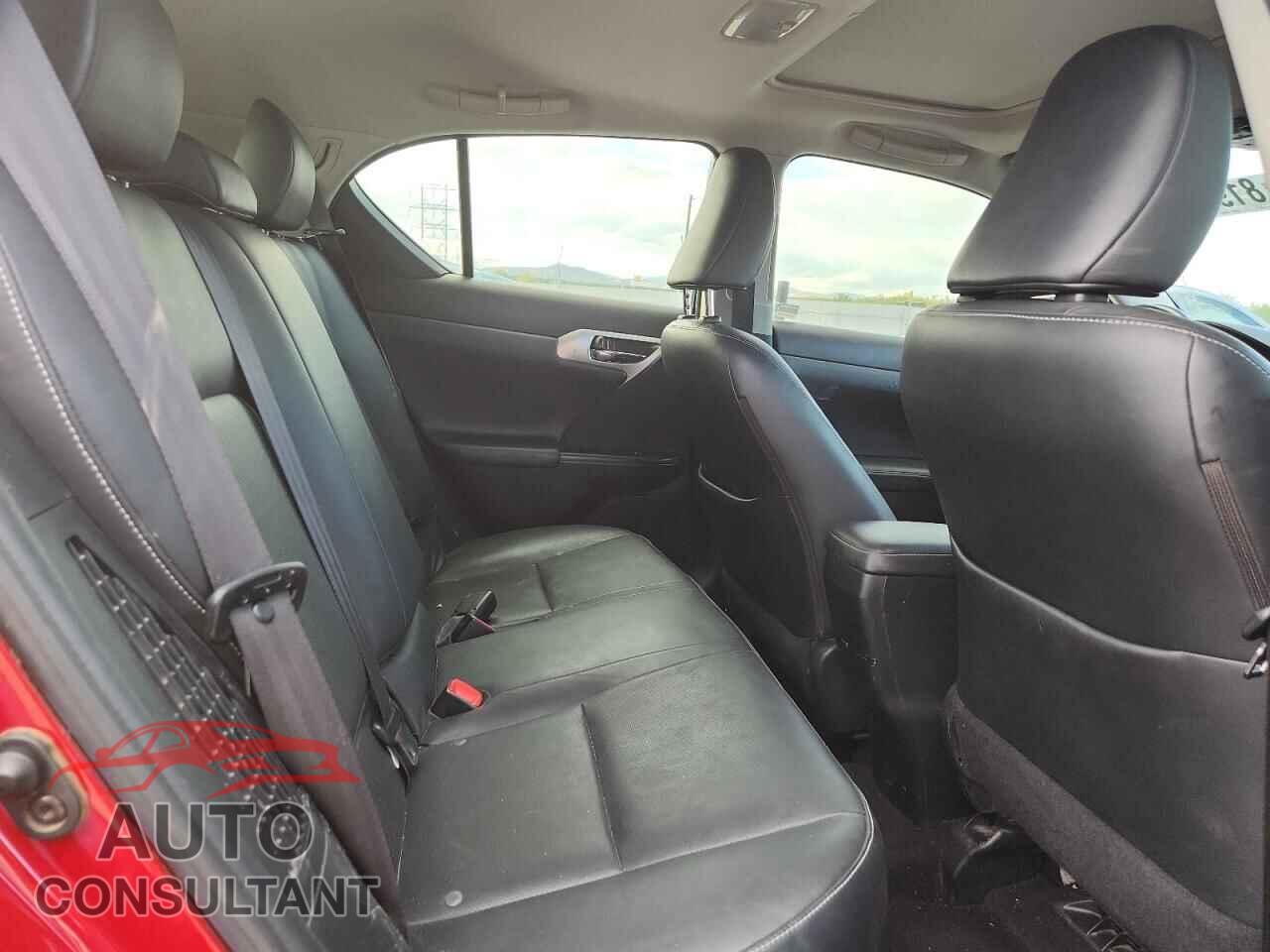 LEXUS CT 200 2012 - JTHKD5BH2C2089610