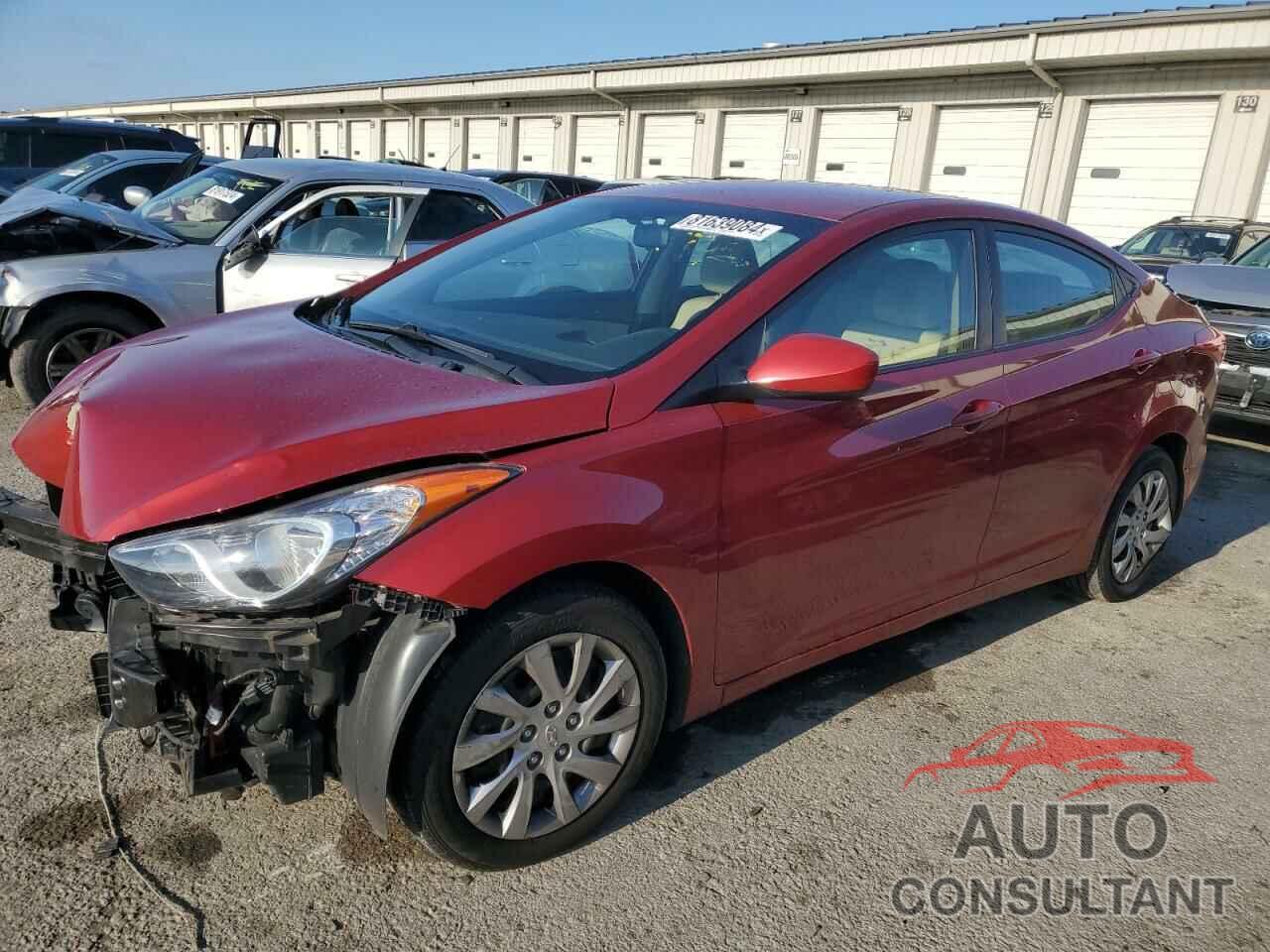 HYUNDAI ELANTRA 2013 - KMHDH4AE0DU539997