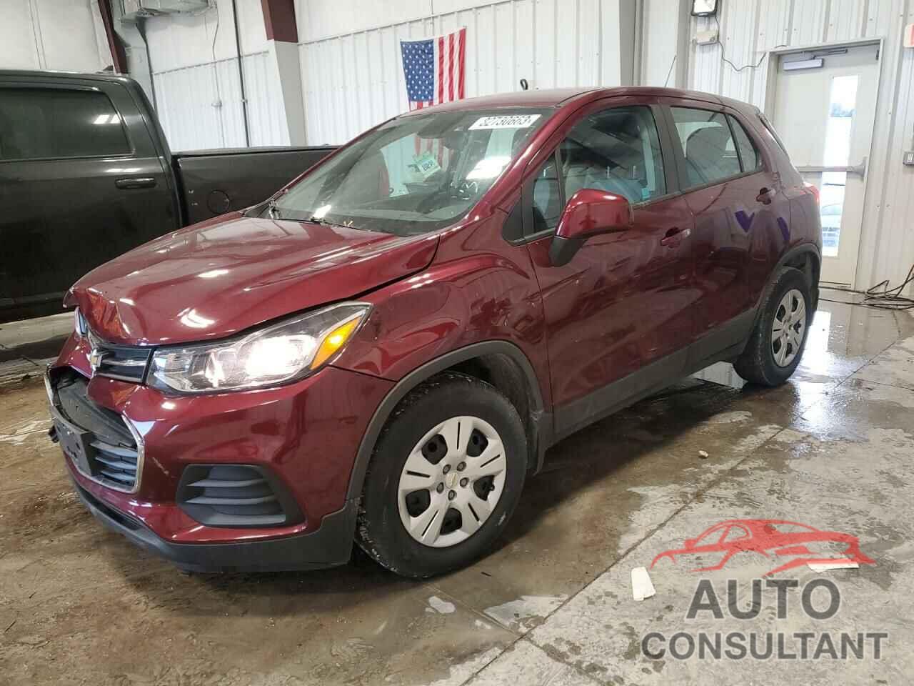 CHEVROLET TRAX 2017 - 3GNCJKSBXHL261047