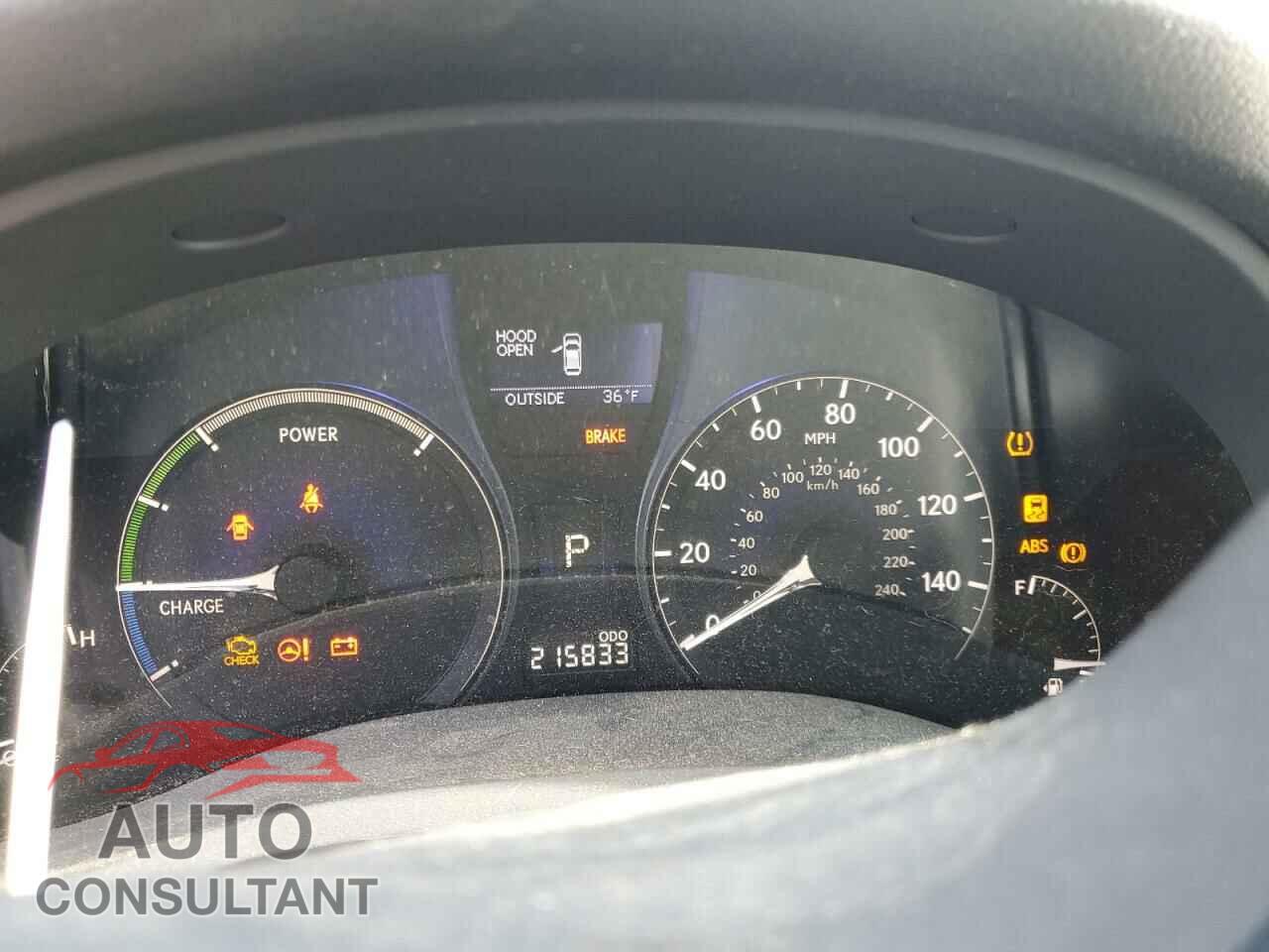 LEXUS RX450 2010 - JTJBC1BA7A2407764