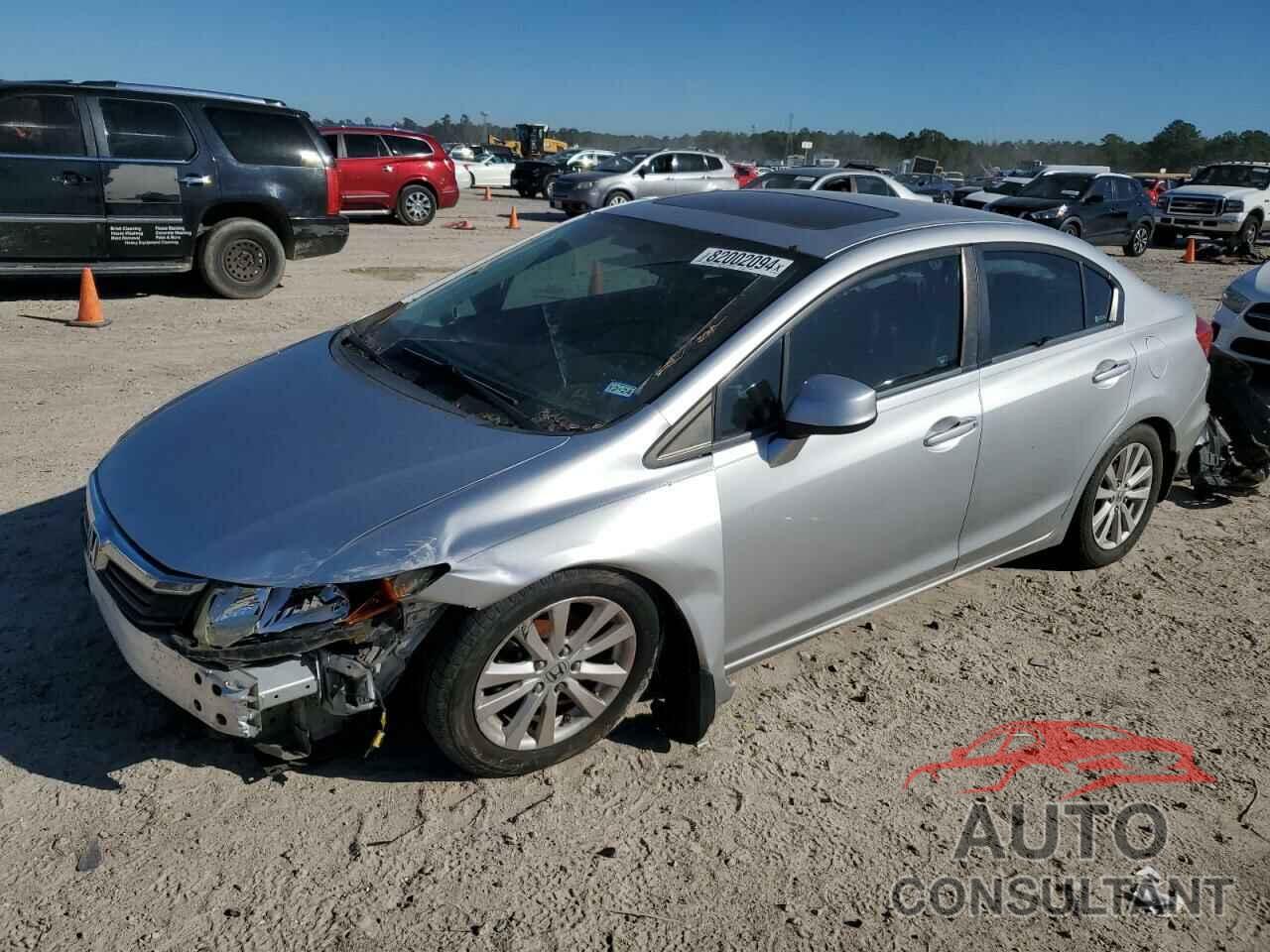 HONDA CIVIC 2012 - 19XFB2F88CE110139
