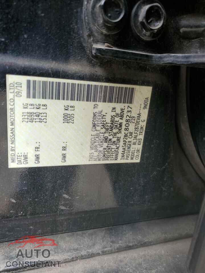 NISSAN MAXIMA 2011 - 1N4AA5AP2BC808237