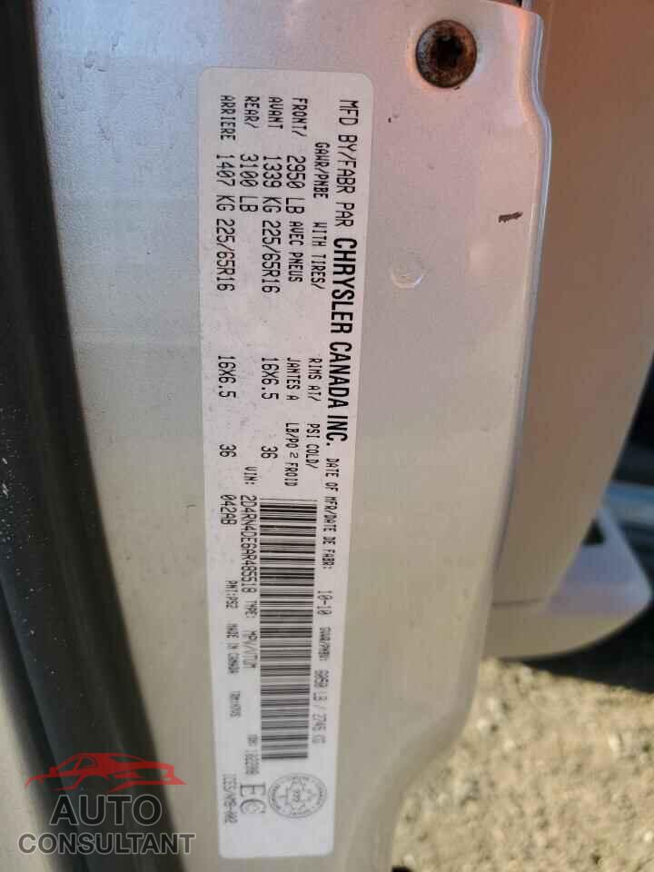 DODGE CARAVAN 2010 - 2D4RN4DE6AR485518