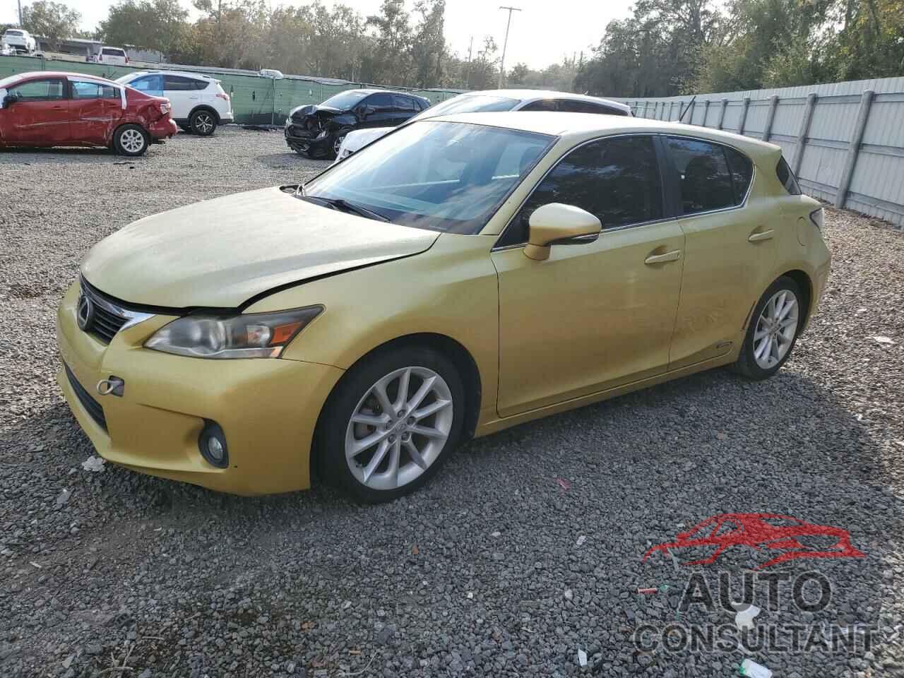 LEXUS CT 200 2011 - JTHKD5BH2B2035402