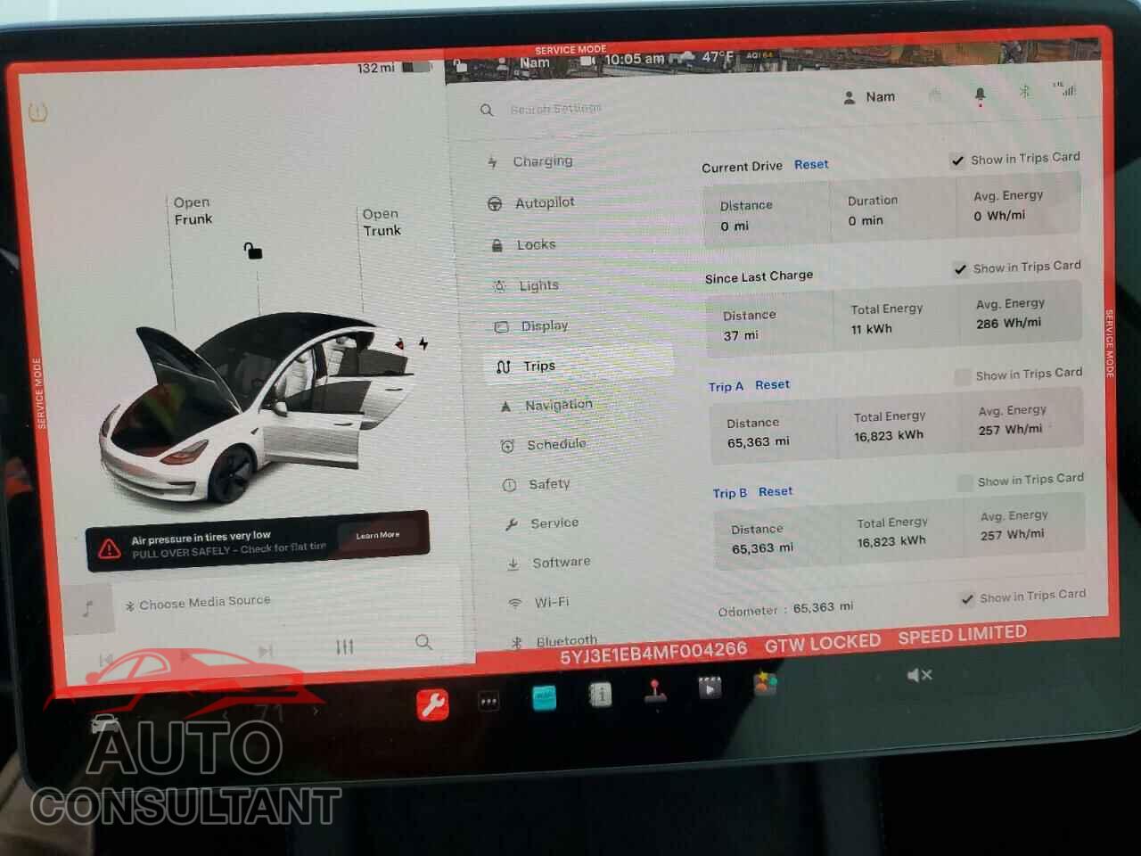 TESLA MODEL 3 2021 - 5YJ3E1EB4MF004266