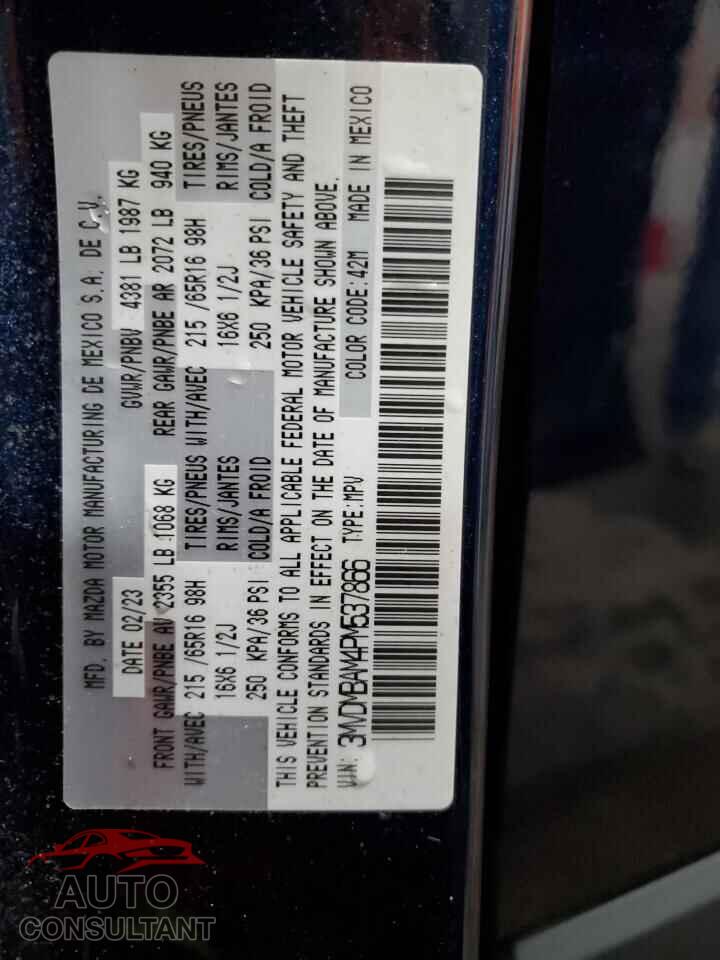 MAZDA CX30 2023 - 3MVDMBAM4PM537866