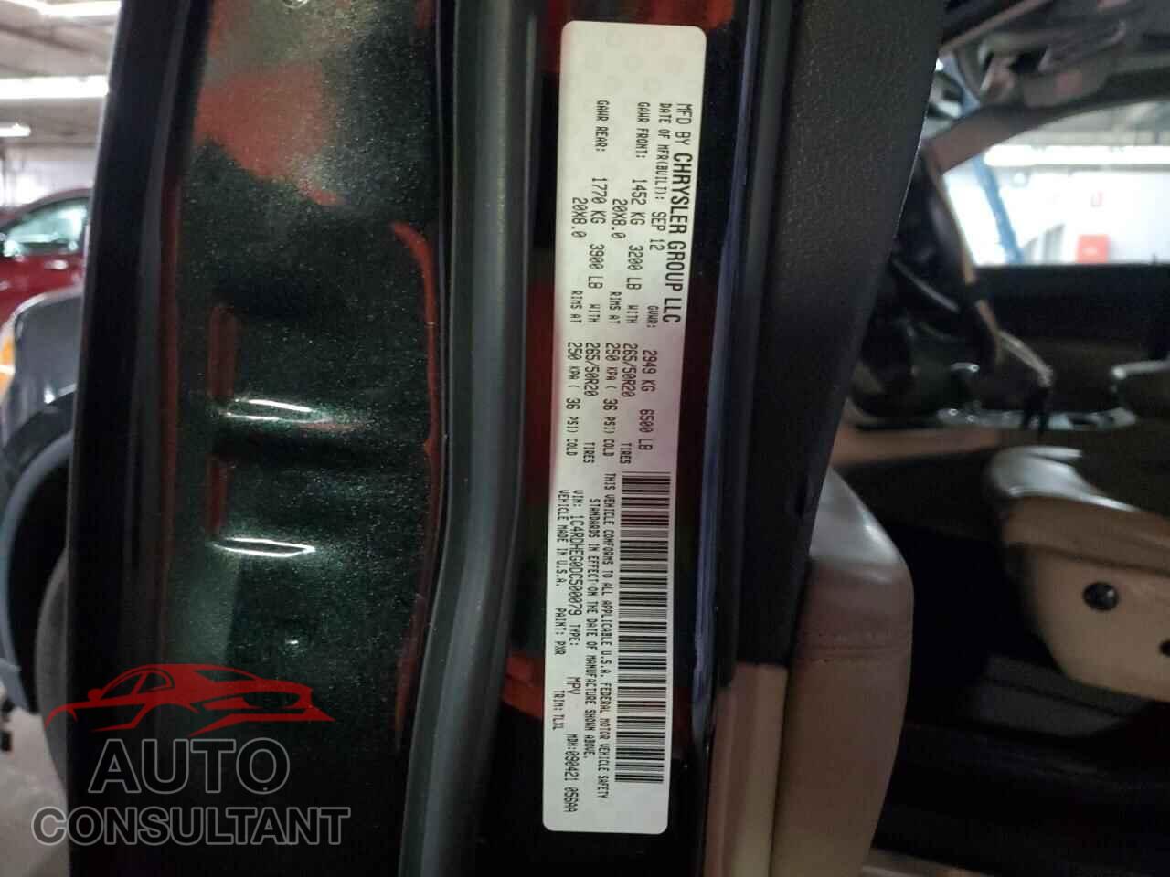 DODGE DURANGO 2013 - 1C4RDHEG0DC500079