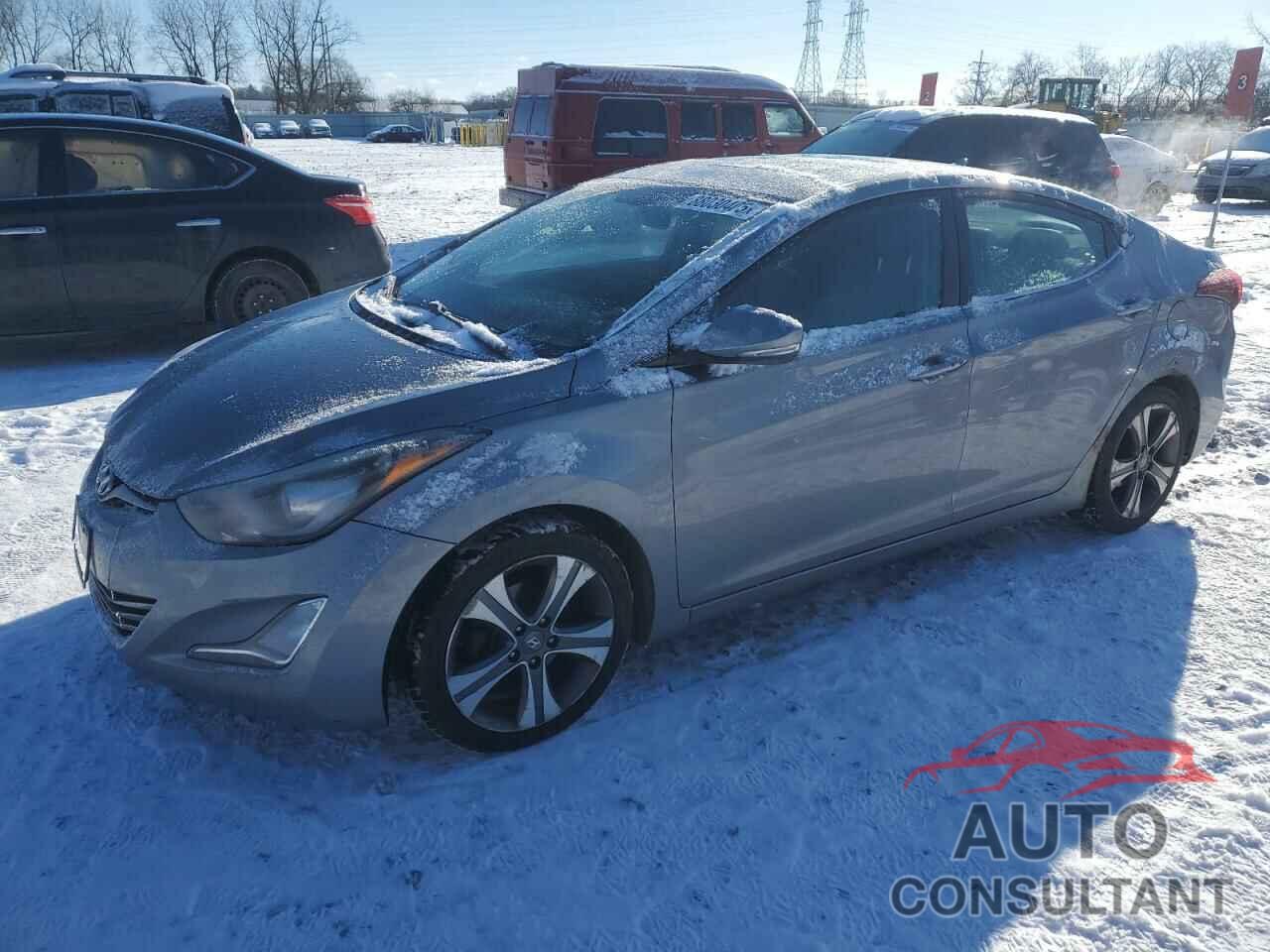 HYUNDAI ELANTRA 2014 - KMHDH4AH9EU151811