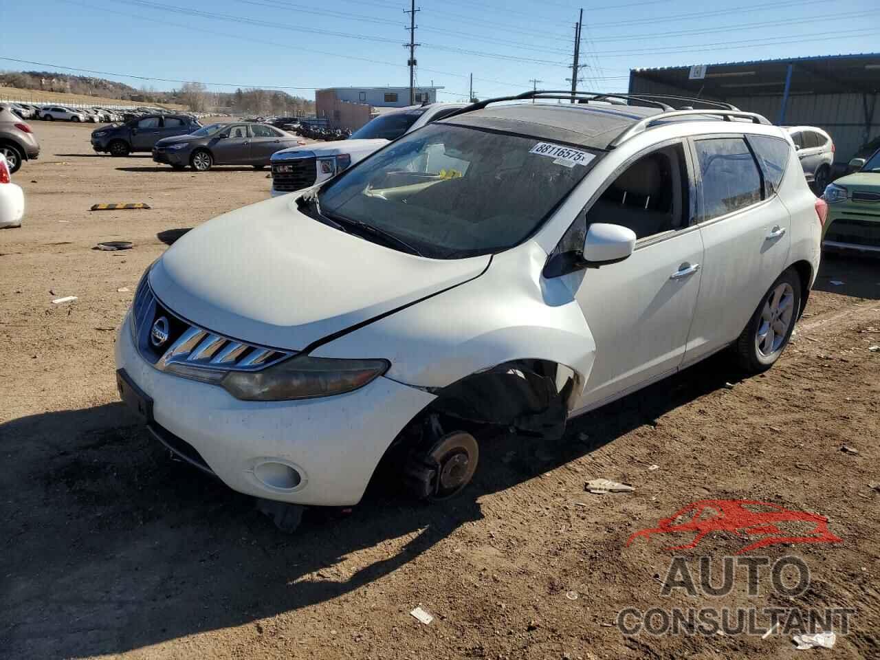 NISSAN MURANO 2009 - JN8AZ18W59W102109