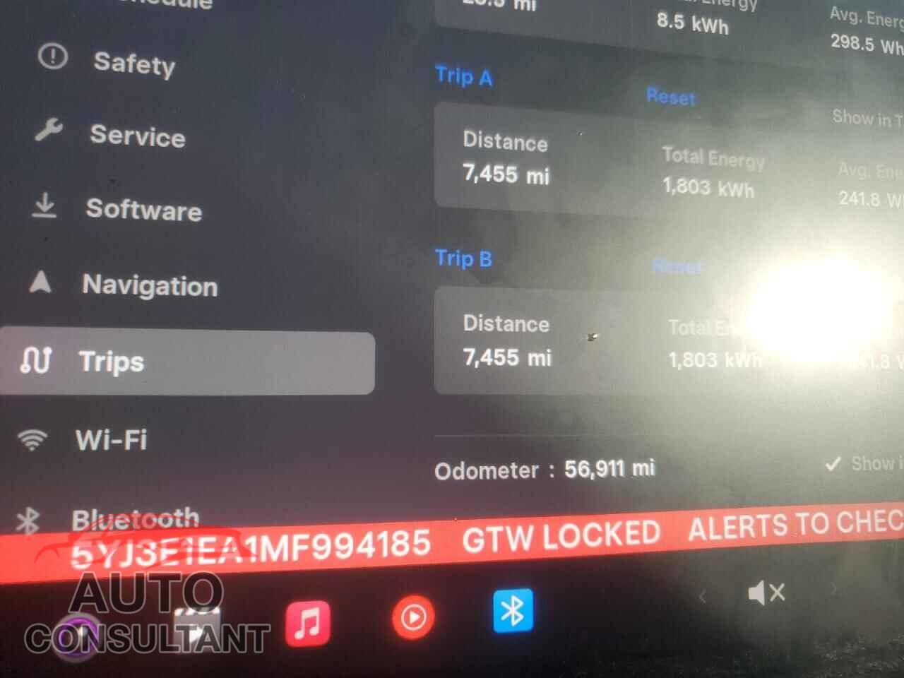 TESLA MODEL 3 2021 - 5YJ3E1EA1MF994185