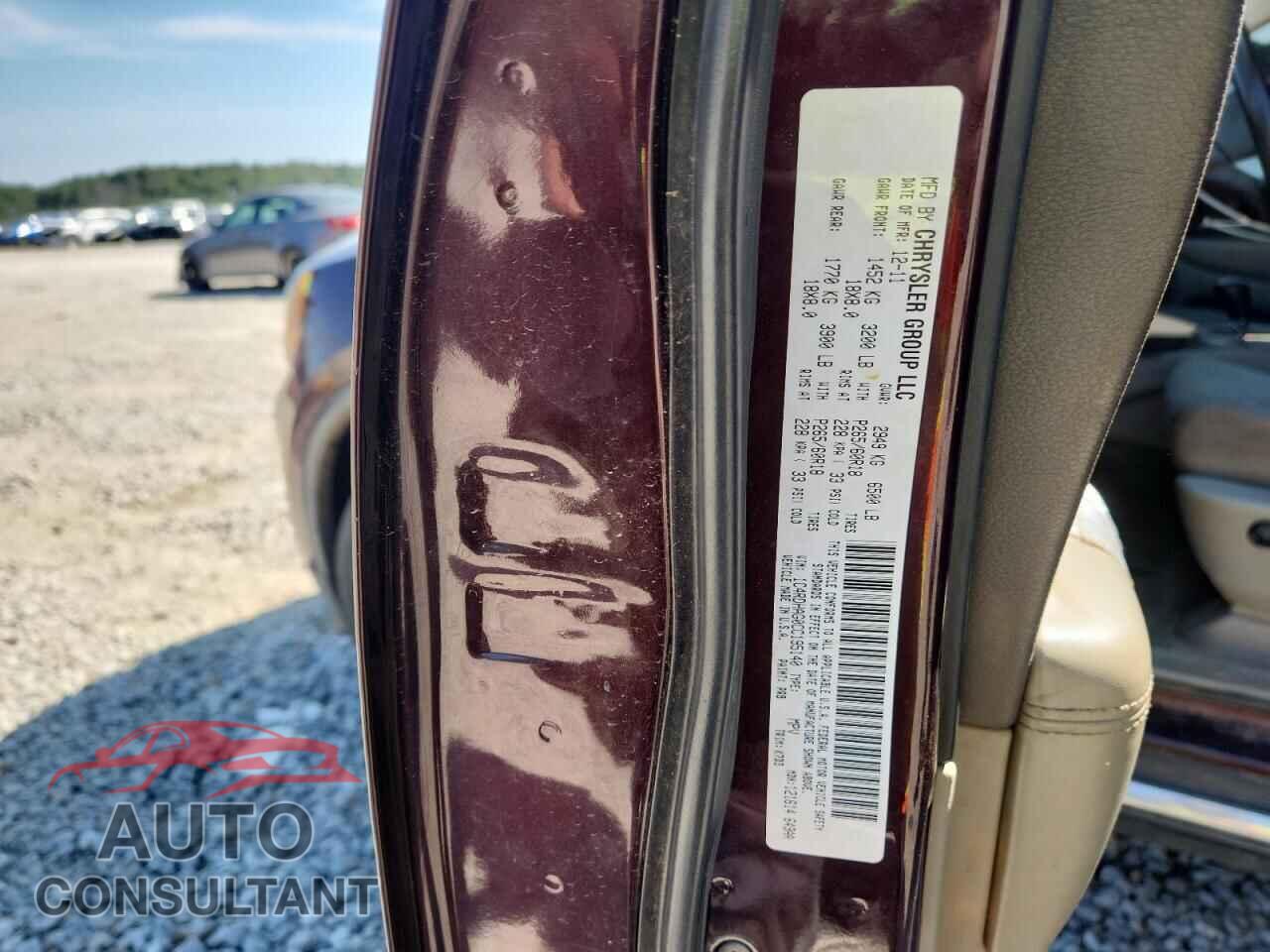 DODGE DURANGO 2012 - 1C4RDHAG0CC195140