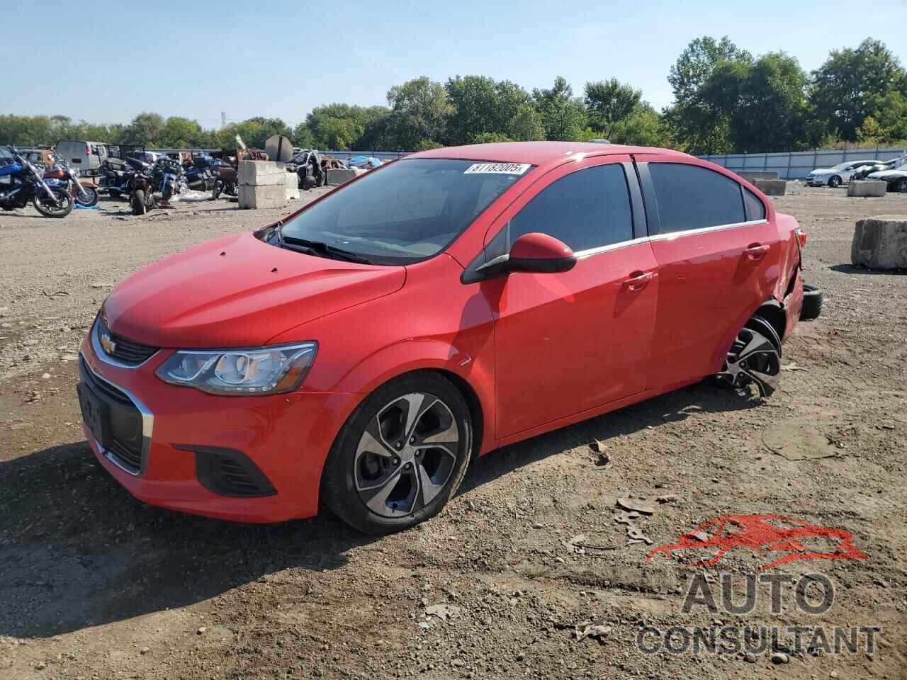 CHEVROLET SONIC 2017 - 1G1JF5SB3H4120323
