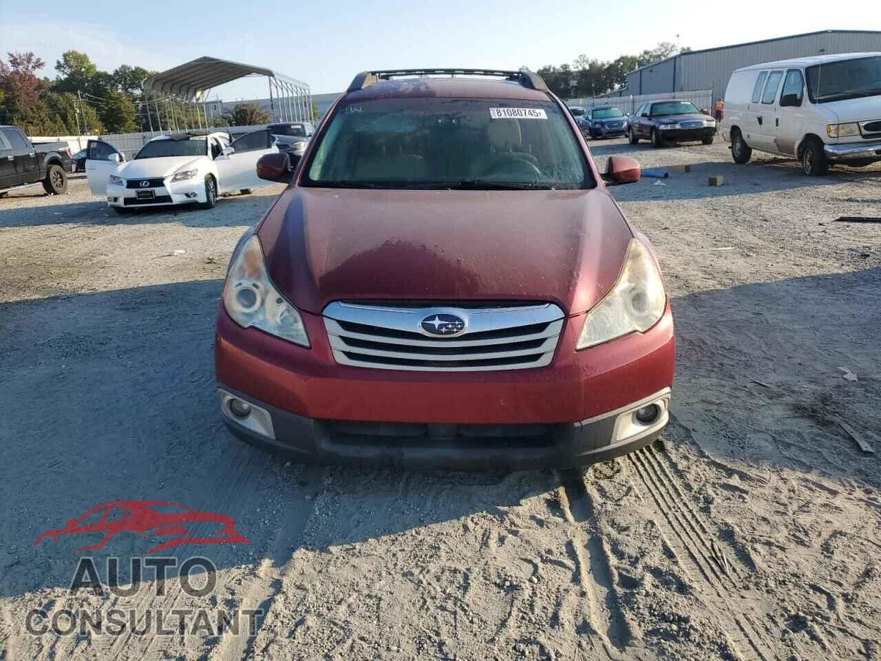SUBARU OUTBACK 2011 - 4S4BRBCC4B3444995