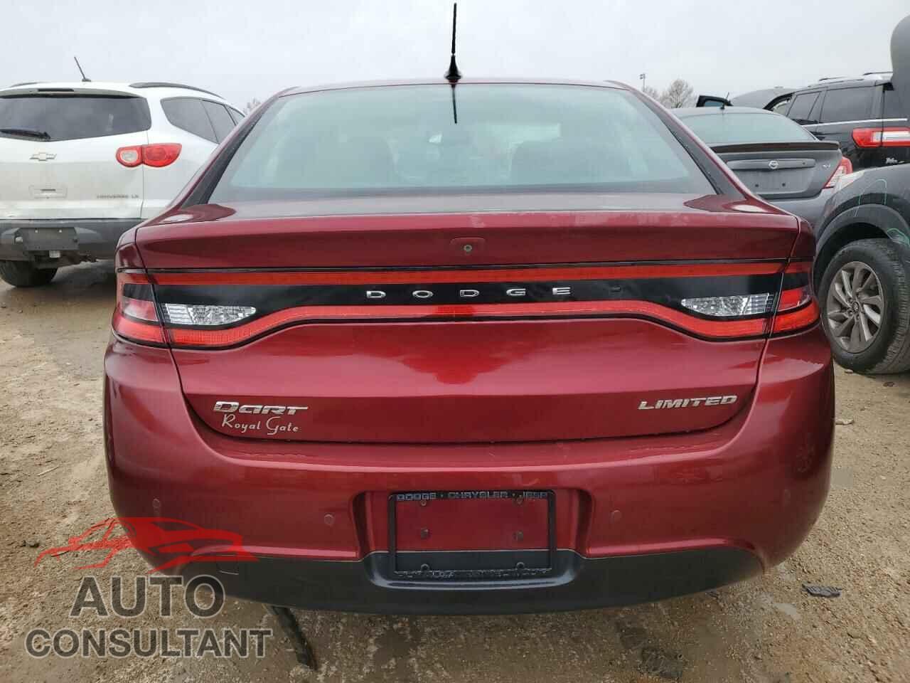 DODGE DART 2015 - 1C3CDFCBXFD302676