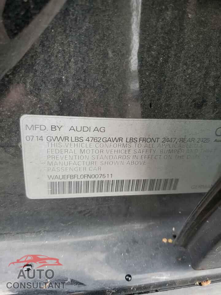 AUDI A4 2015 - WAUEFBFL0FN007511