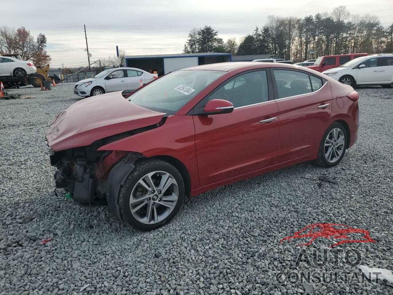 HYUNDAI ELANTRA 2017 - KMHD84LF4HU227371