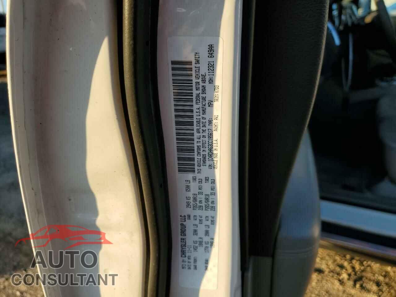 DODGE DURANGO 2012 - 1C4RDHAG3CC195617