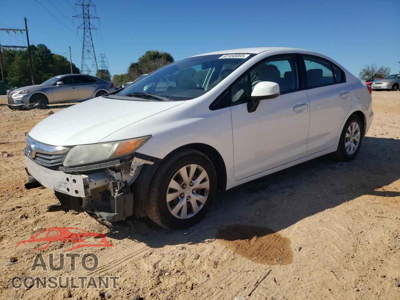 HONDA CIVIC 2012 - 2HGFB2F54CH326582