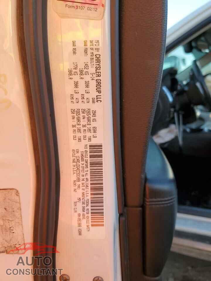 DODGE DURANGO 2014 - 1C4RDJDG4EC531099