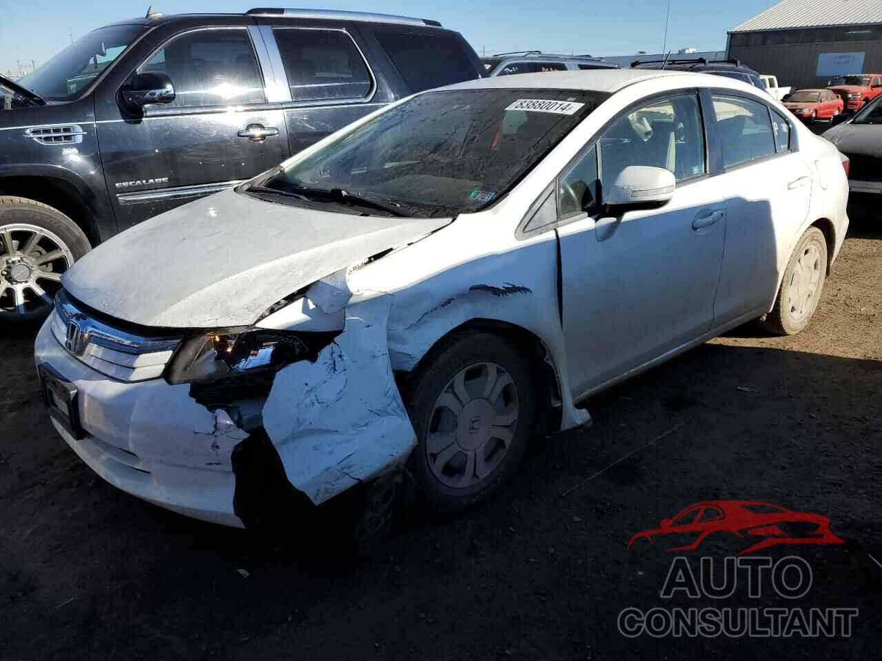 HONDA CIVIC 2012 - JHMFB4F21CS007826