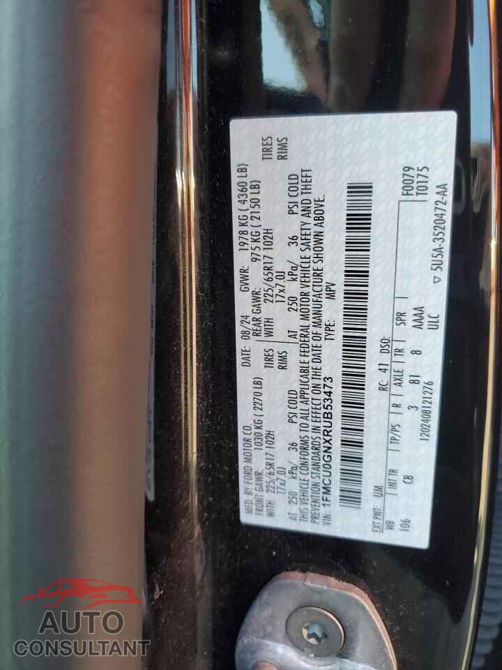 FORD ESCAPE 2024 - 1FMCU0GNXRUB53473