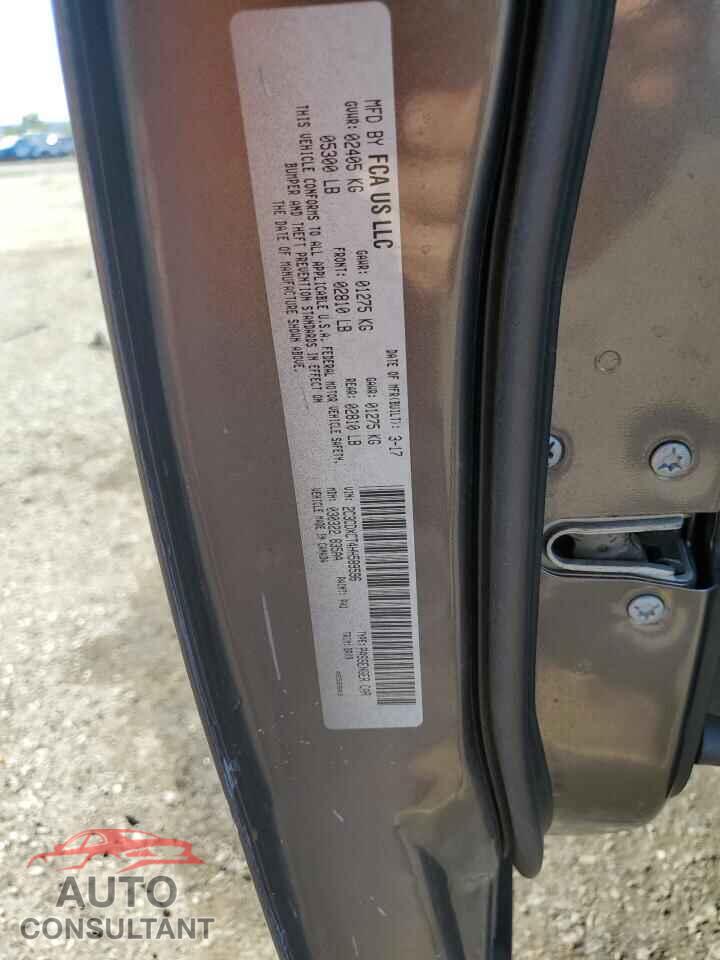 DODGE CHARGER 2017 - 2C3CDXCT4HH589596