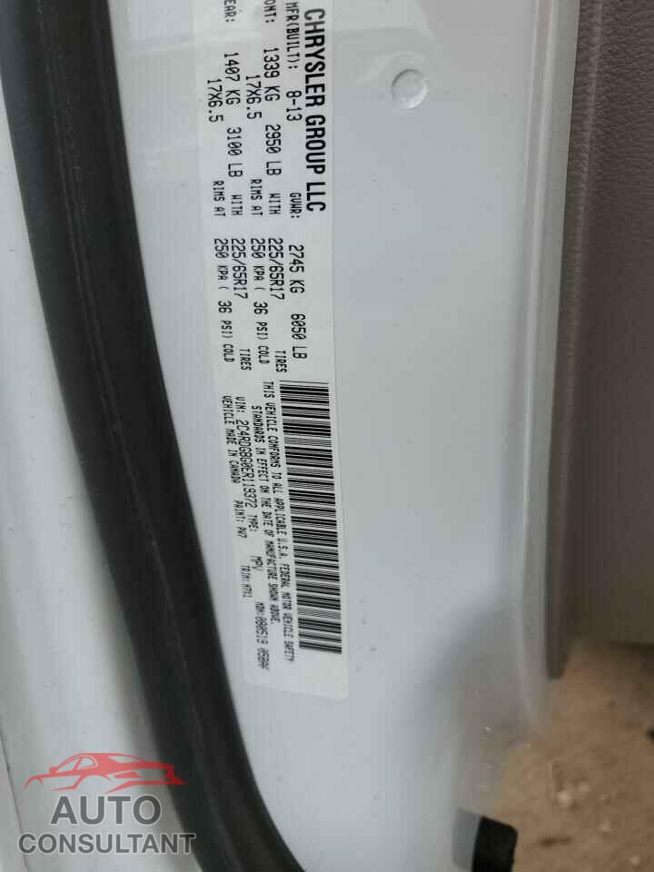 DODGE CARAVAN 2014 - 2C4RDGBG0ER119372