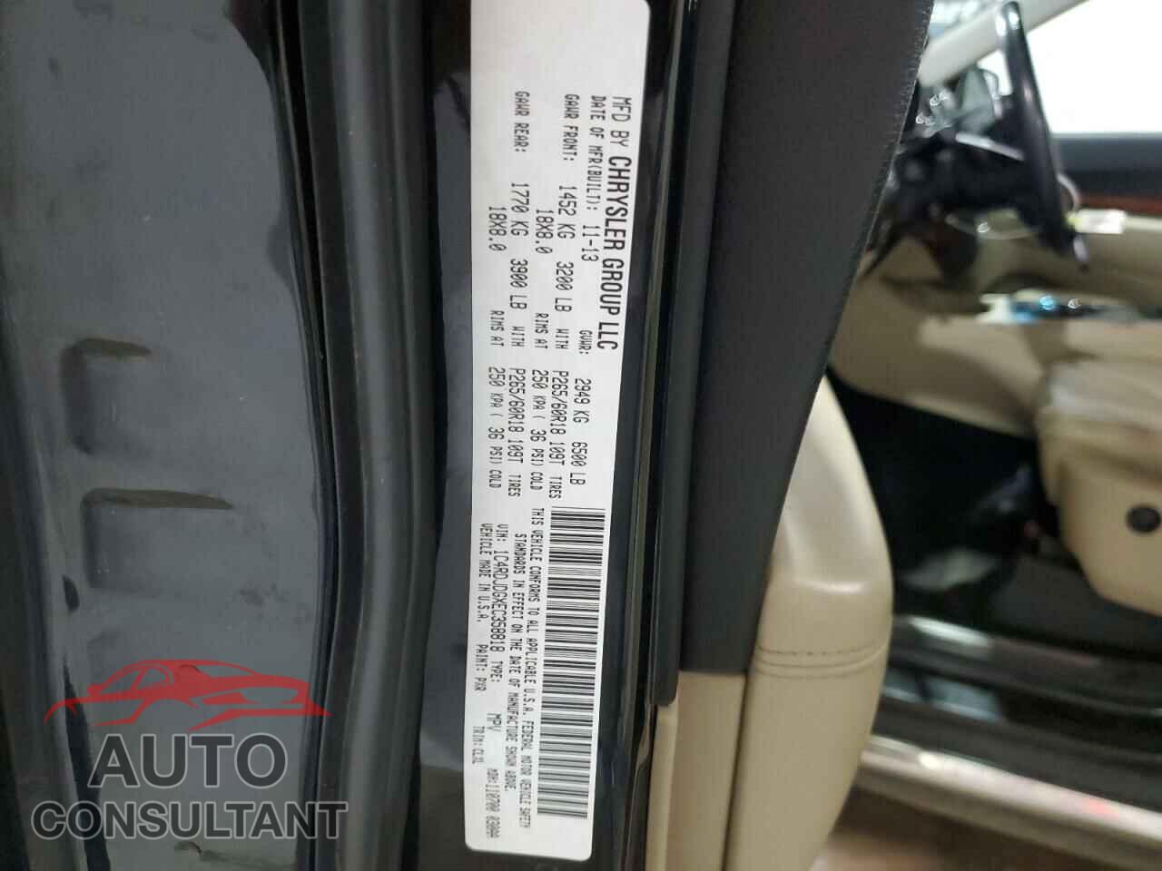 DODGE DURANGO 2014 - 1C4RDJDGXEC358818