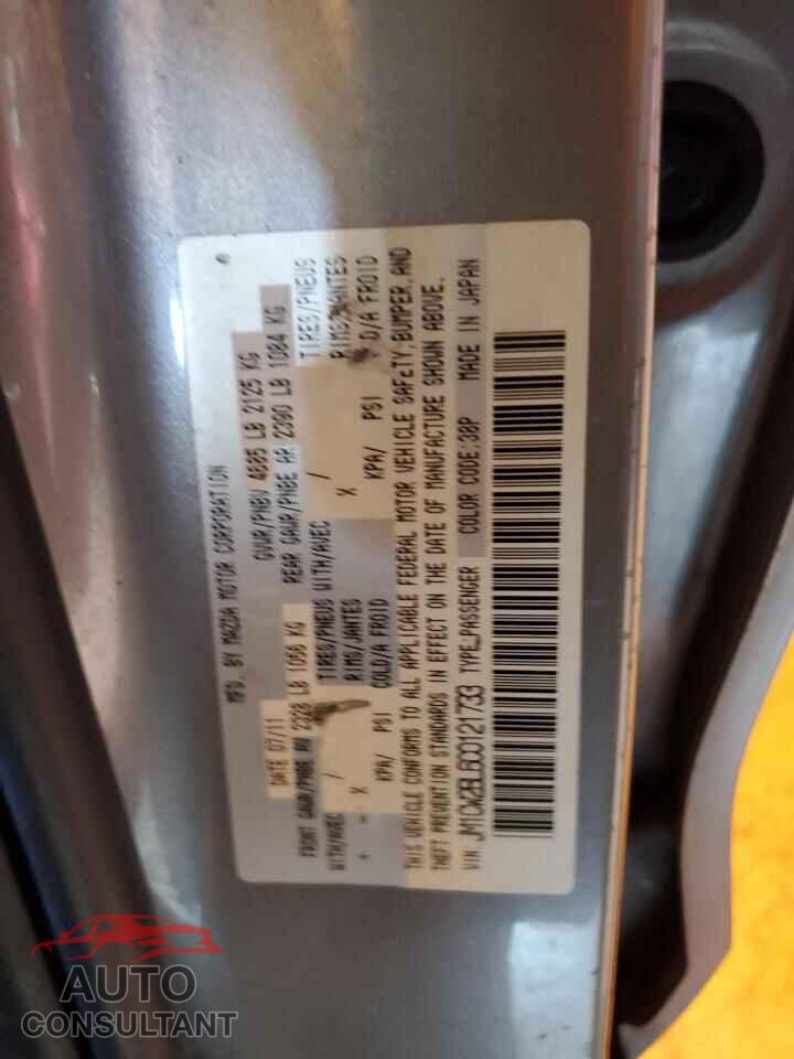 MAZDA 5 2012 - JM1CW2BL6C0121733