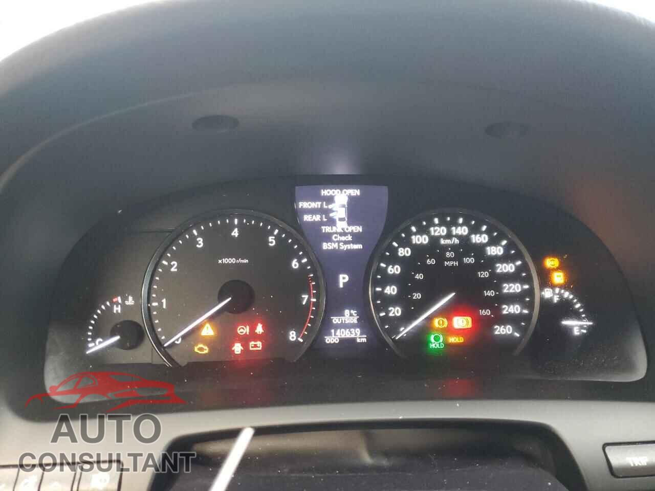 LEXUS LS460 2013 - JTHCL1EF2D5018014