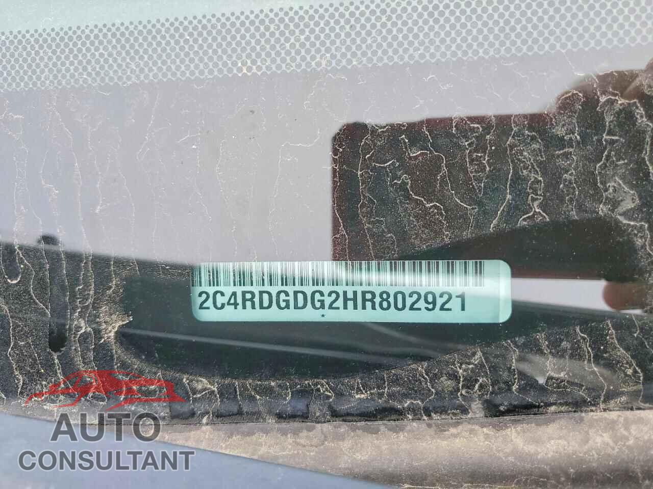 DODGE CARAVAN 2017 - 2C4RDGDG2HR802921